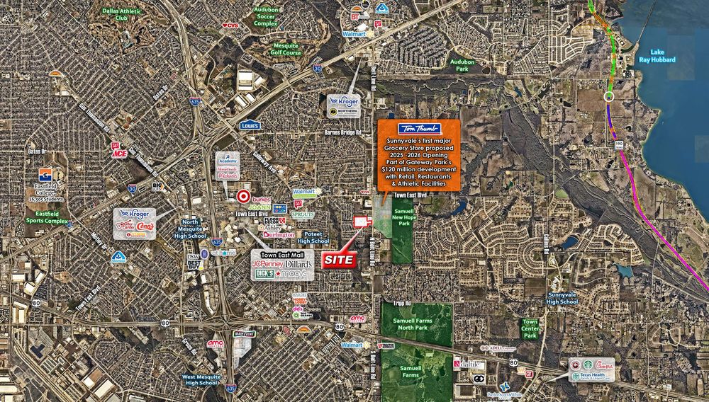 13.82 acres for development